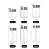 1Pcs High Borosilicate Glass Bottle Leak-proof Bottle Brewing Wine Bottle with Scale Coffee Cup Household Travel Fluid Container