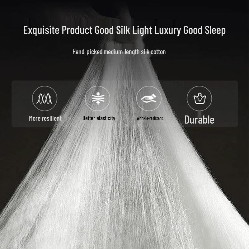 Mengjie Home Textiles 100% Tussah Silk Quilt