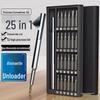 25-in-1 Multifunktions-Schraubendreher-Set: 24-teiliges Bit-Set für Computer- und Mobiltelefonreparatur, Werkzeuge aus Kohlenstoffstahl