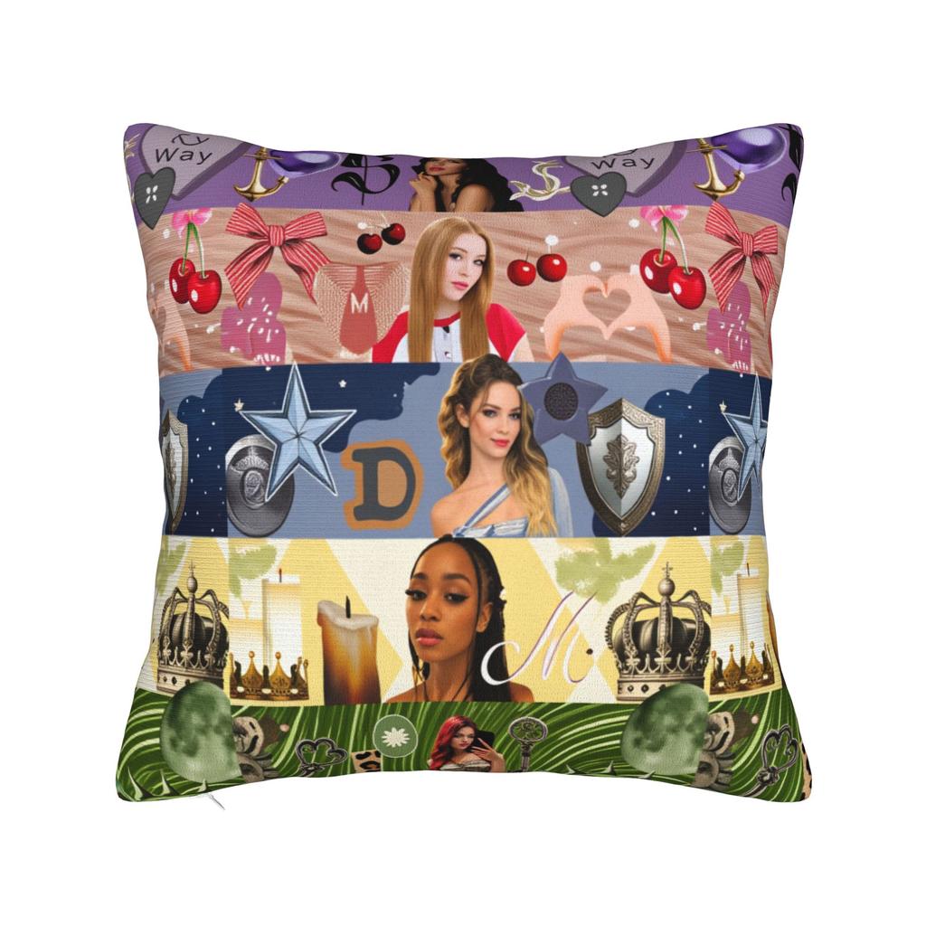 Katseye Member Portrait Pillow Cover Novelty Pillow Case For Living Room Chair Comfy Pillowcases Gift