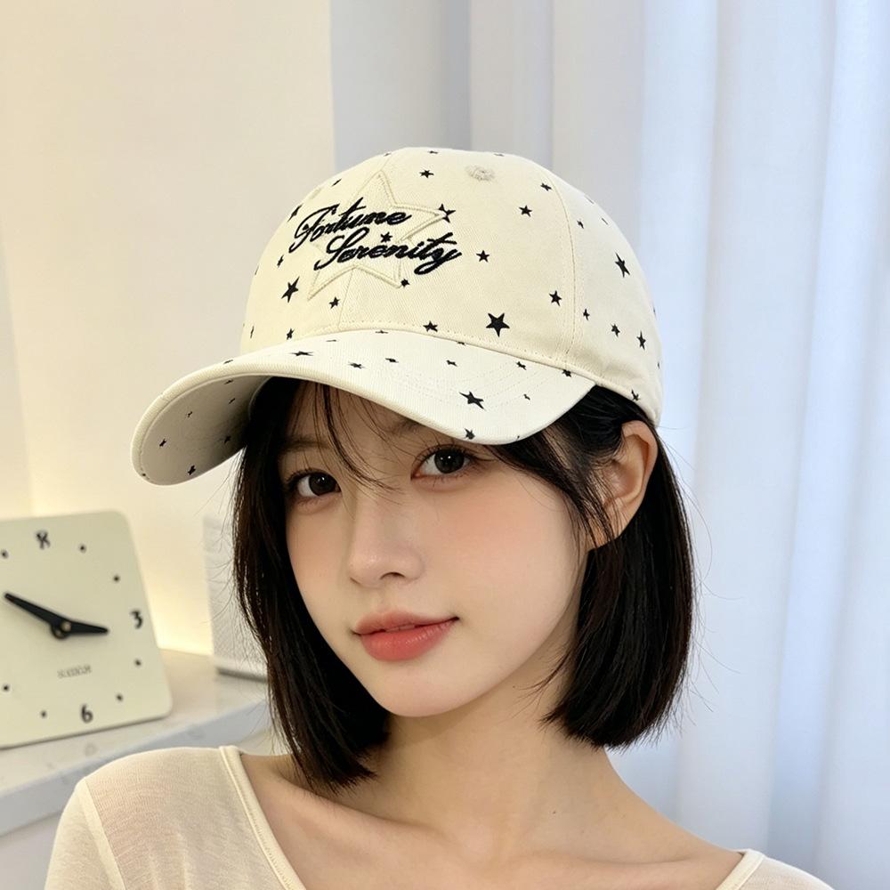 Fashion Hat American retro gypsy baseball cap, washed cotton soft top curved brim hat, travel white hair sun protection cap