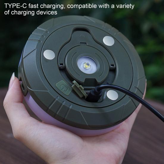 8/10M Camping Fairy Light IP44 Waterproof High Brightness LED Magnetic USB Rechargeable Portable Outdoor Tent Decoration Ambient Lamp Strip