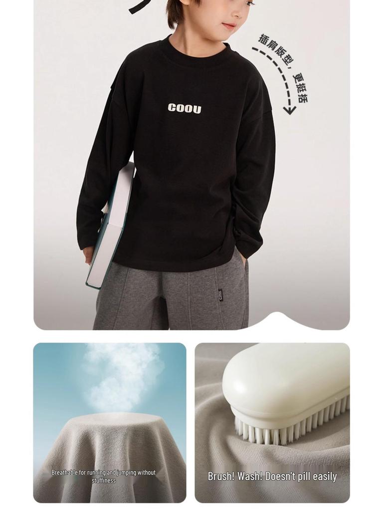 Fairy Tale Big Boy Long Sleeve T-Shirt - Autumn 2025 Round Neck Children's Base Layer Top