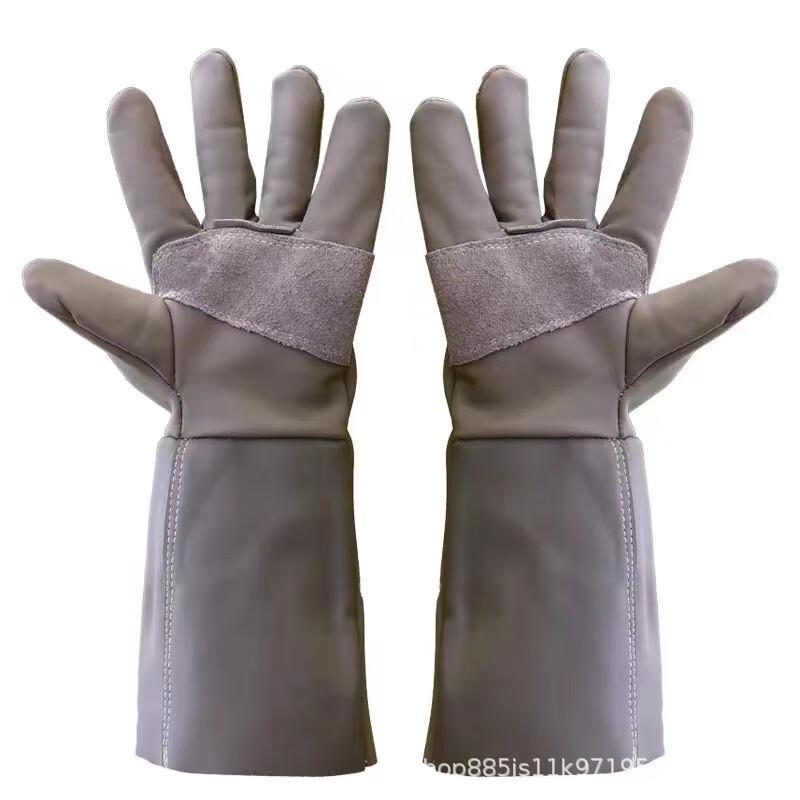 Langmei Heavy-Duty Puncture-Resistant Cowhide Gloves