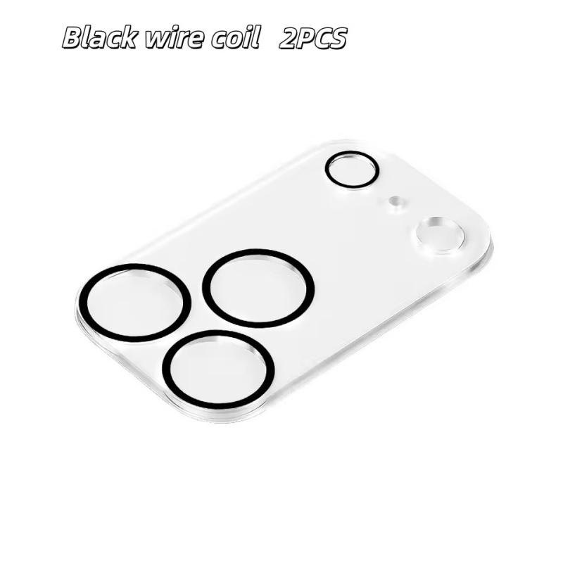 2 PCS For Apple iPhone 17 Air Pro Max 3D Camera Lens Screen Protectors For Apple IPhone17 17promax 17Air Scratch-proof Protective Film