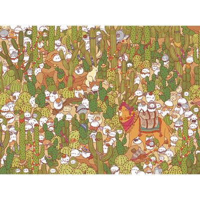 Molang Desert Life, Now In Its 4th Year, 300 Pieces of Jigsaw Puzzle Characters, Popular Korean Puzzle