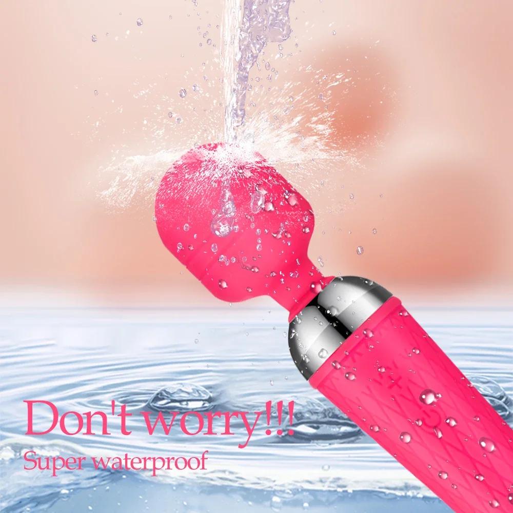 Wireless Dildos AV Magic Wand Vibrator for Women Clitoris Stimulator USB Rechargeable Massager Sex Toys Goods for Adults