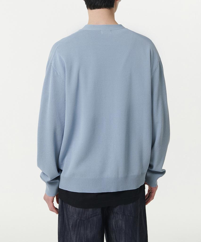 Musinsa Standard Cool Touch Essential Cardigan [Sky Blue]