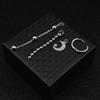 1 PC Rock Hip Hop Grunge Punk Earring Unisex Stud Earring Mens Single Spike Stainless Steel Cross Dangle Earring Guys Jewelry