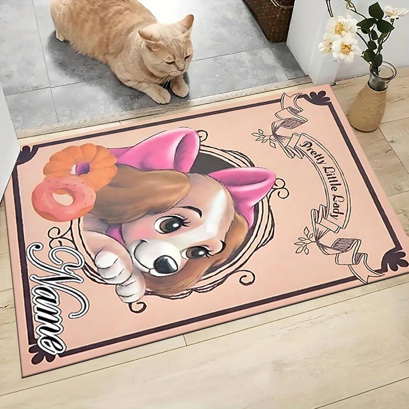 Custom Name "Adventurous Forest Friends" Carpet Rug Customizable Soft Washable Anti-Slip Home Living Room Sofa Mats Personalized Rug. 0909389