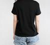 PUMA CLASSICS T Shirts Women's Black Crew Neck Moderate Straight Fit 596512-01