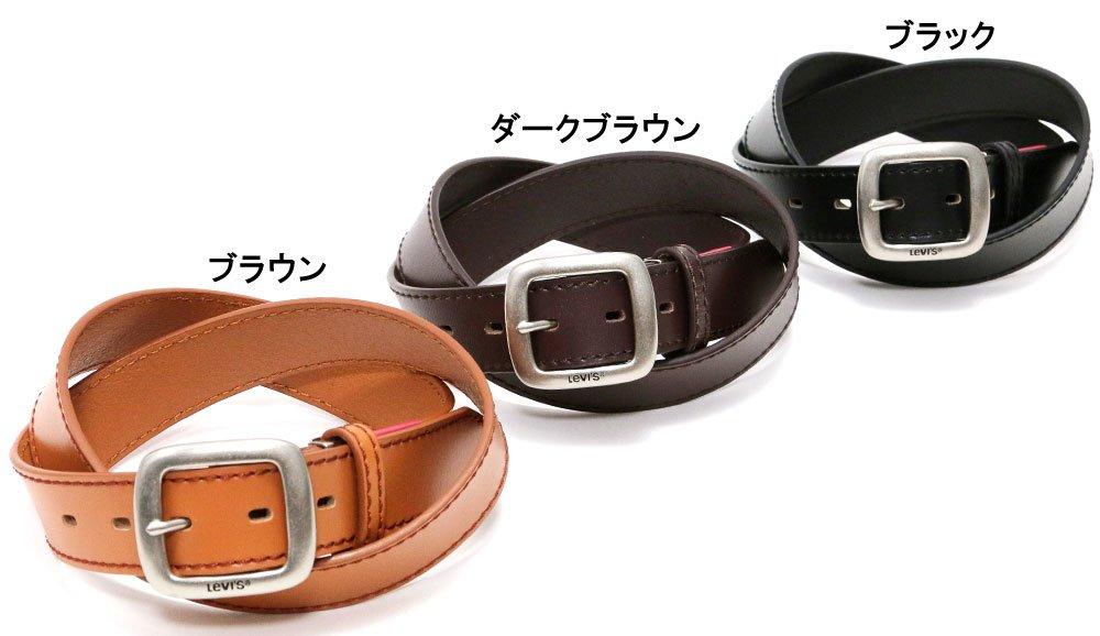Levi's Belt Men's Big Size Casual Business Brand Genuine Leather Braun Free