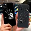 For Infinix Note 10 Pro Note10 Elegant Butterfly Cat Printed Phone Case For Infinix Note 10 10Pro NFC Black Silicone Soft Cases