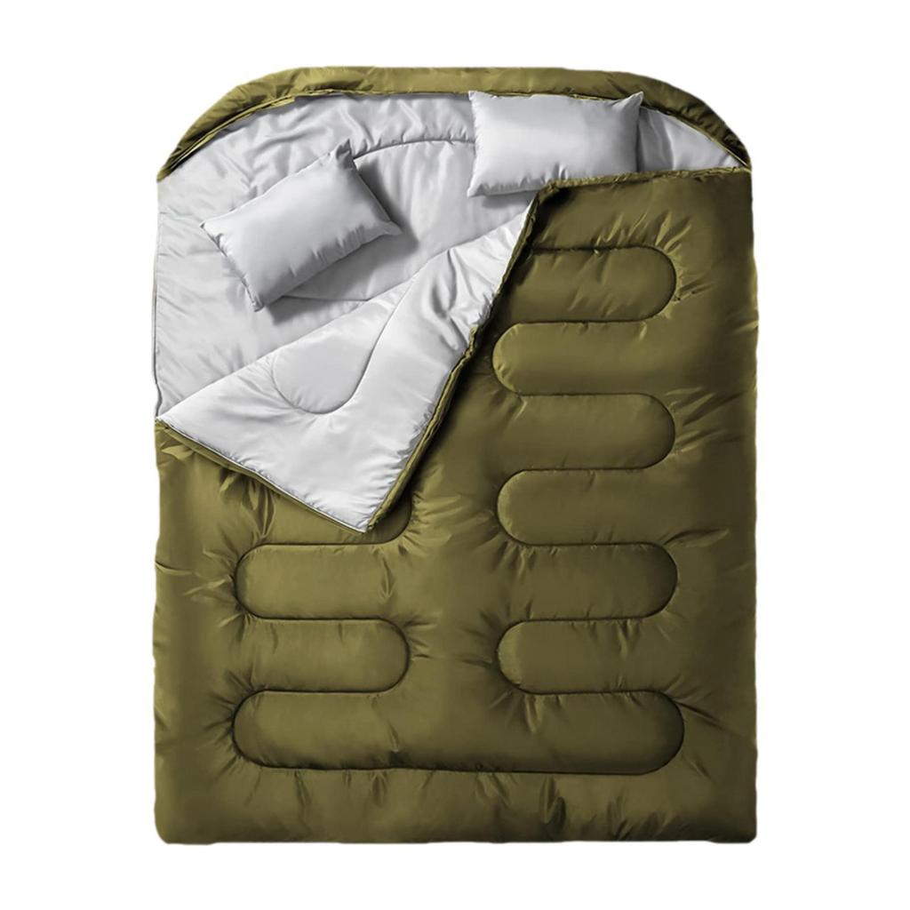 Adult Double Sleeping Bag for Camping And Backpacking, Waterproof Design Two