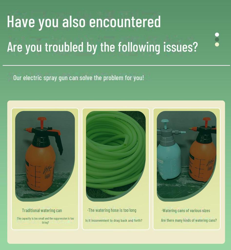 Electric Handheld Gardening and Disinfection Spray Gun