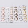 20pcs/lot 14x12mm Gold Rose Gold French Earring Hooks Wire Settings Base For Earrings DIY Jewelry Making Findings