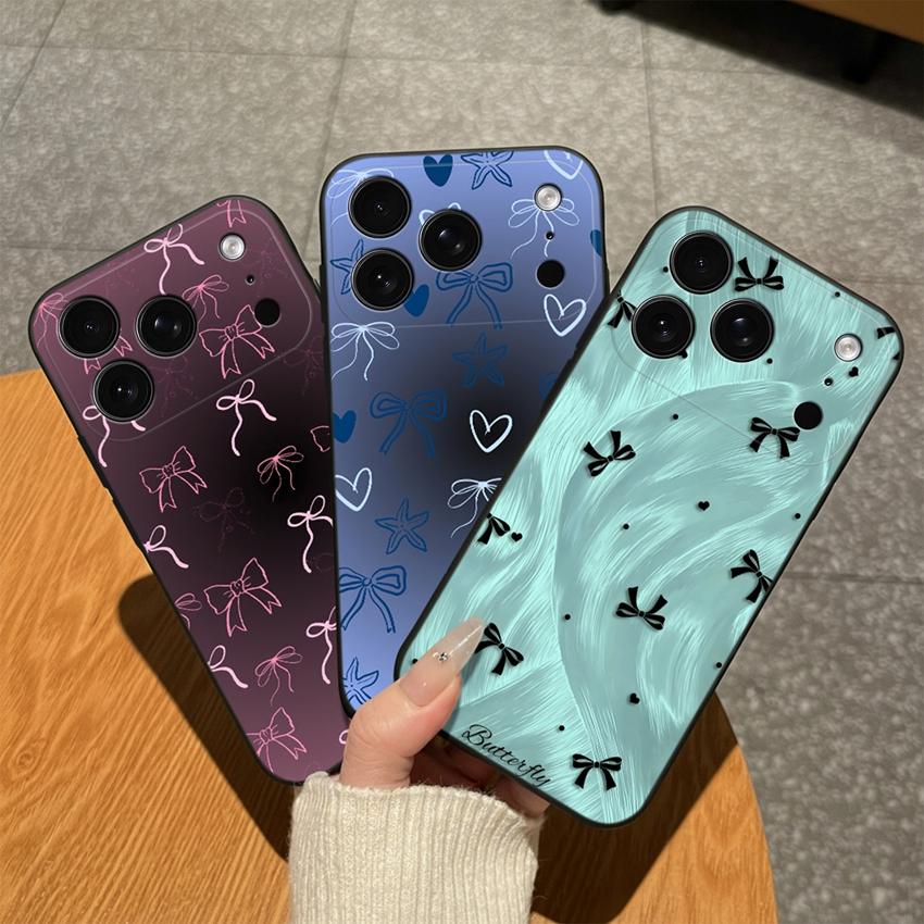 Per Apple iPhone 17 16 15 14 13 Pro Max 17 Air 16 Plus 17e 16e Cover per Telefono Bellissimo Cartone Animato Guscio Morbido Opaco in Silicone Per iPhone Coperture Anti Impronte Digitali