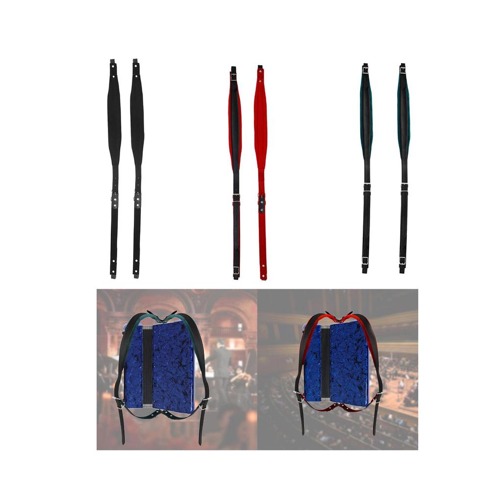 Accordion Straps for 16-120 Bass Accordions Comfortable Accordion Belt