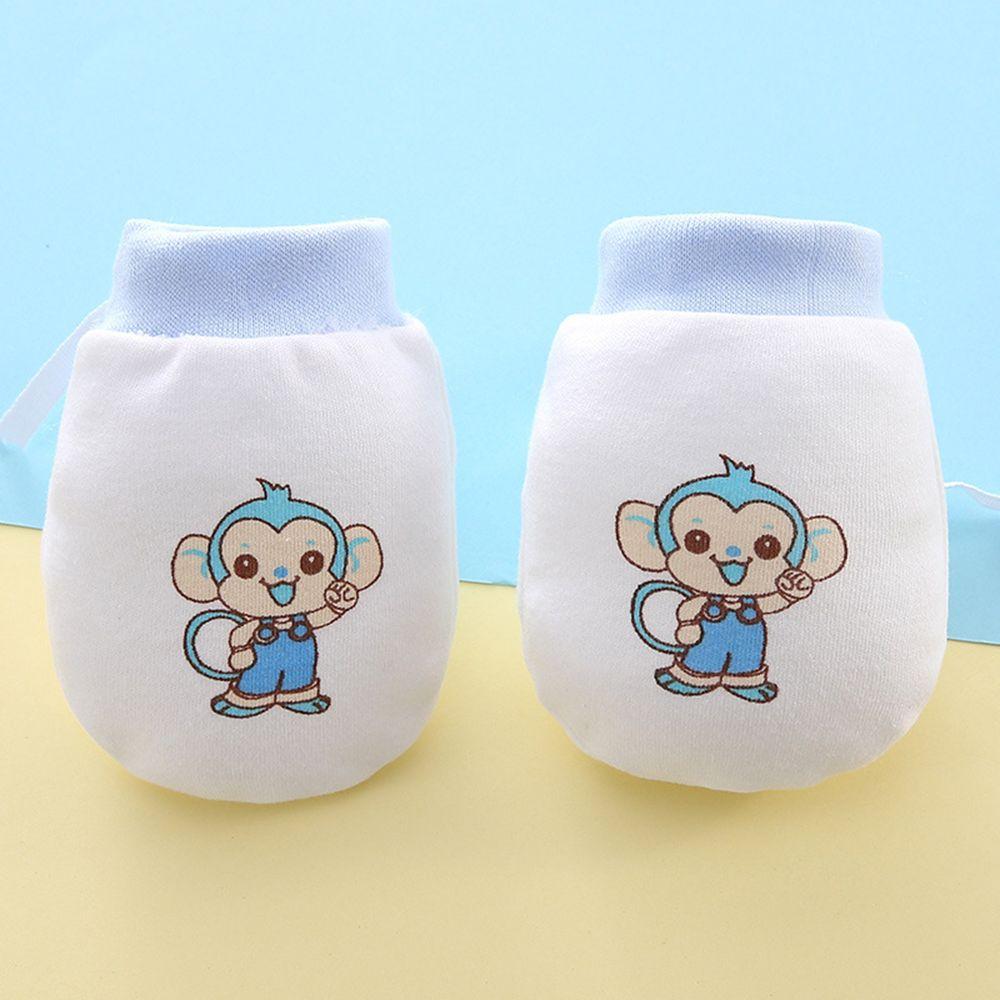 Product Baby Care Infant Newborn Pure Cotton Gloves Mittens Anti Scratch Drawstring