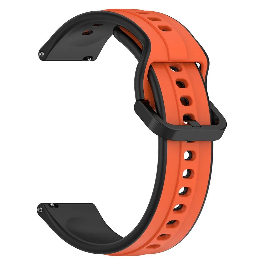 20/22mm Sports Silicone Strap For Samsung Galaxy Watch 6 5 Pro 40 44mm 45mm Bracelet Watch 6 4 Classic 47mm 43mm Band Accessorie