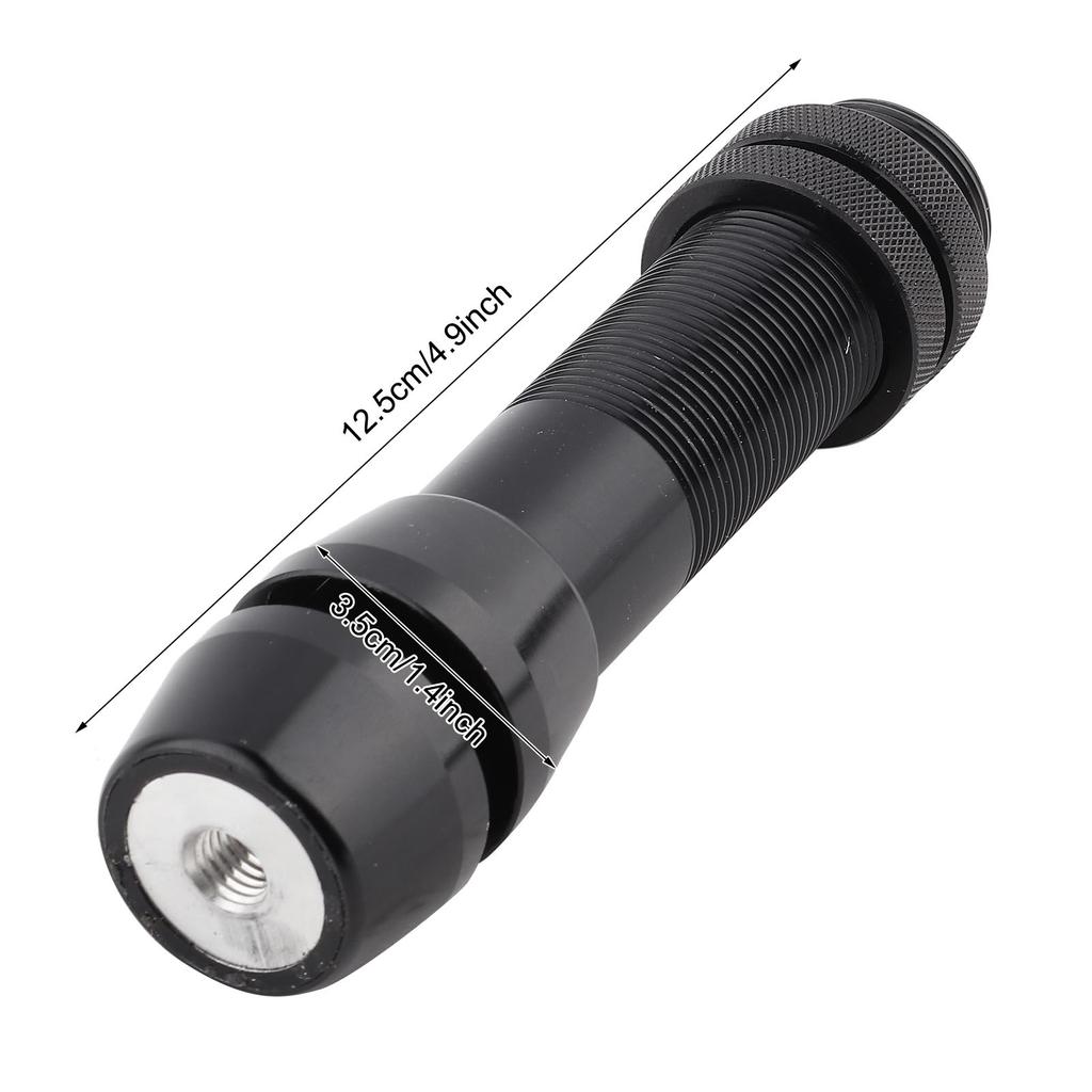 Aluminum Alloy Bowfishing Reel Seat Mount for Compound Recurve Bow Hunting Fishing(Black)