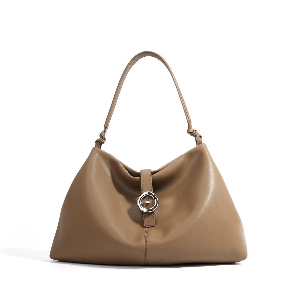 New High-end Fashion Soft Bag Large-capacity Commuter Tote Bag Versatile Shoulder Messenger Bag Women's Bag