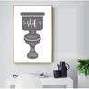 Toilet Sign Bathroom Decorative S Prints Funny Canvas Painting On The Wall Have A Nice Poop Quotes Art Pictures Home Decor No Frame