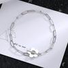 Lindon Zircon Bracelet Jewelry Geometric Bead Chain Link Bracelets Fashion Fine Wedding Gift for Girlfriend Women