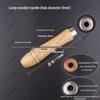 Two-Color Wood and Plastic File Handle with Flat and Round Hole Grip