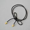 Japanese And Korean Niche Personality Black Rope Bow Lace Length Adjustable Simple Temperament Long Necklace Choker