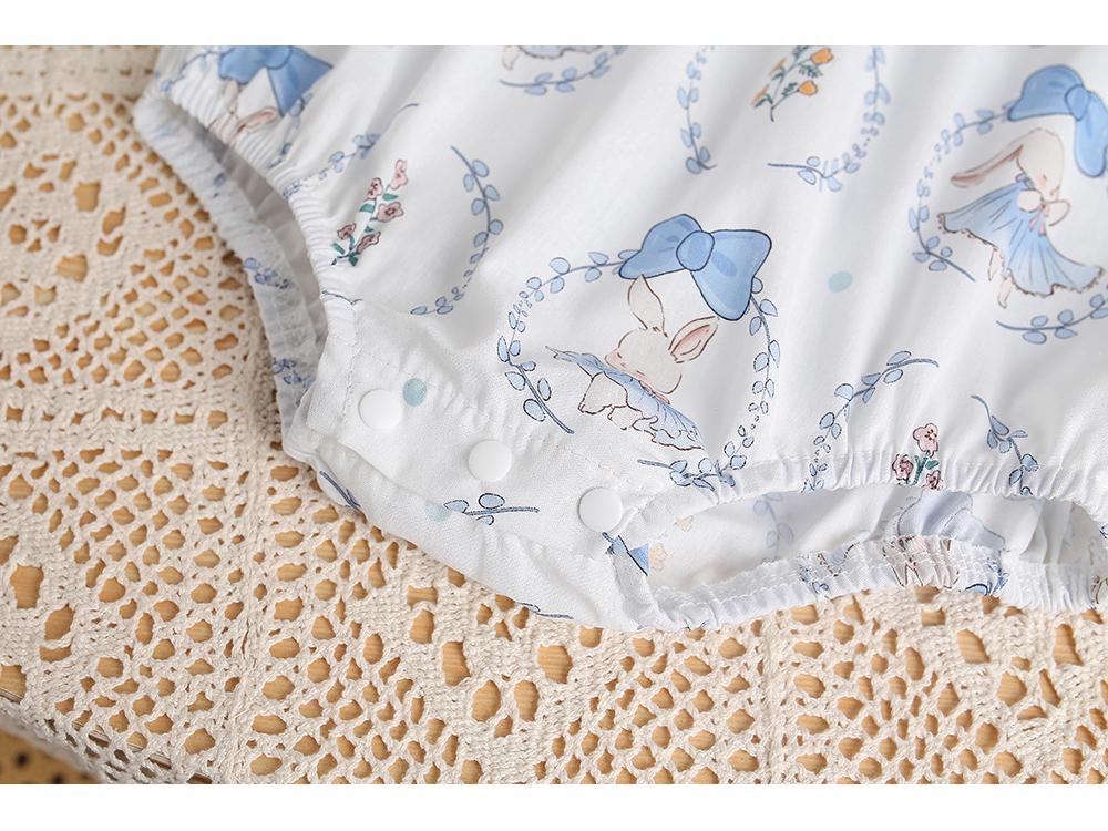 Baby Girl Summer Romper Jumpsuit - Newborn Outing Onesie for First Months