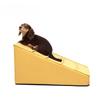 2-in-1 Pet Ramp & Bed Detachable Dog Stairs with High Sponge Washable Pet Climbing Ladder Non-Slip Puppy Slope for Sofa/Bed