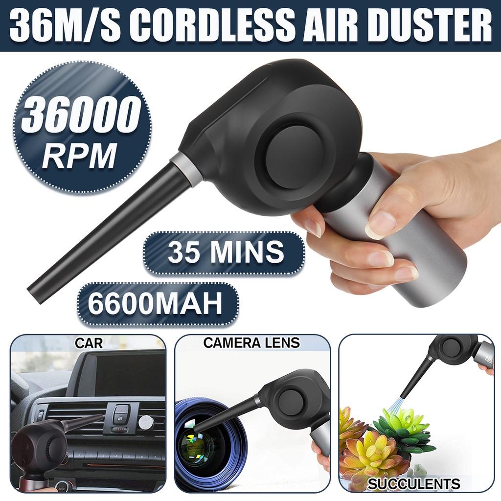 Aspirator Reîncărcabil 50W 6600MAH 36000RPM Suflător de Aer Fără Fir cu Aer Comprimat Pentru Tastatură Computer Electronică Cameră