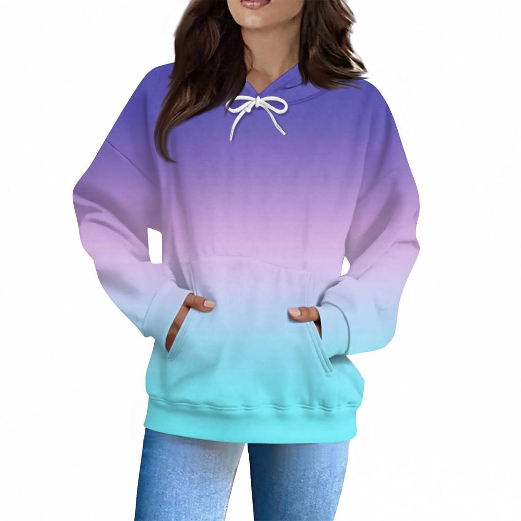 Women's Fashion Daily  Casual V-Neck Long Sleeve Printed Top