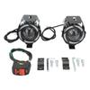 LED Work Lamp Motorcycle LED Spotlight IP68 Waterproof 12-60V High Low Beam Colorful  for Truck for Car