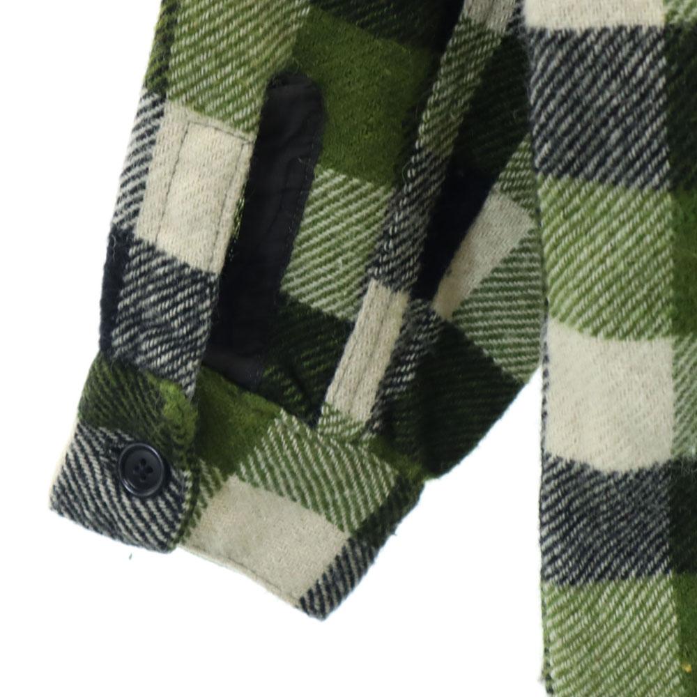 FROSTPROOF 60s 70s Vintage USA made wool blend Check Pattern Long sleeve Wool shirt Men's Used