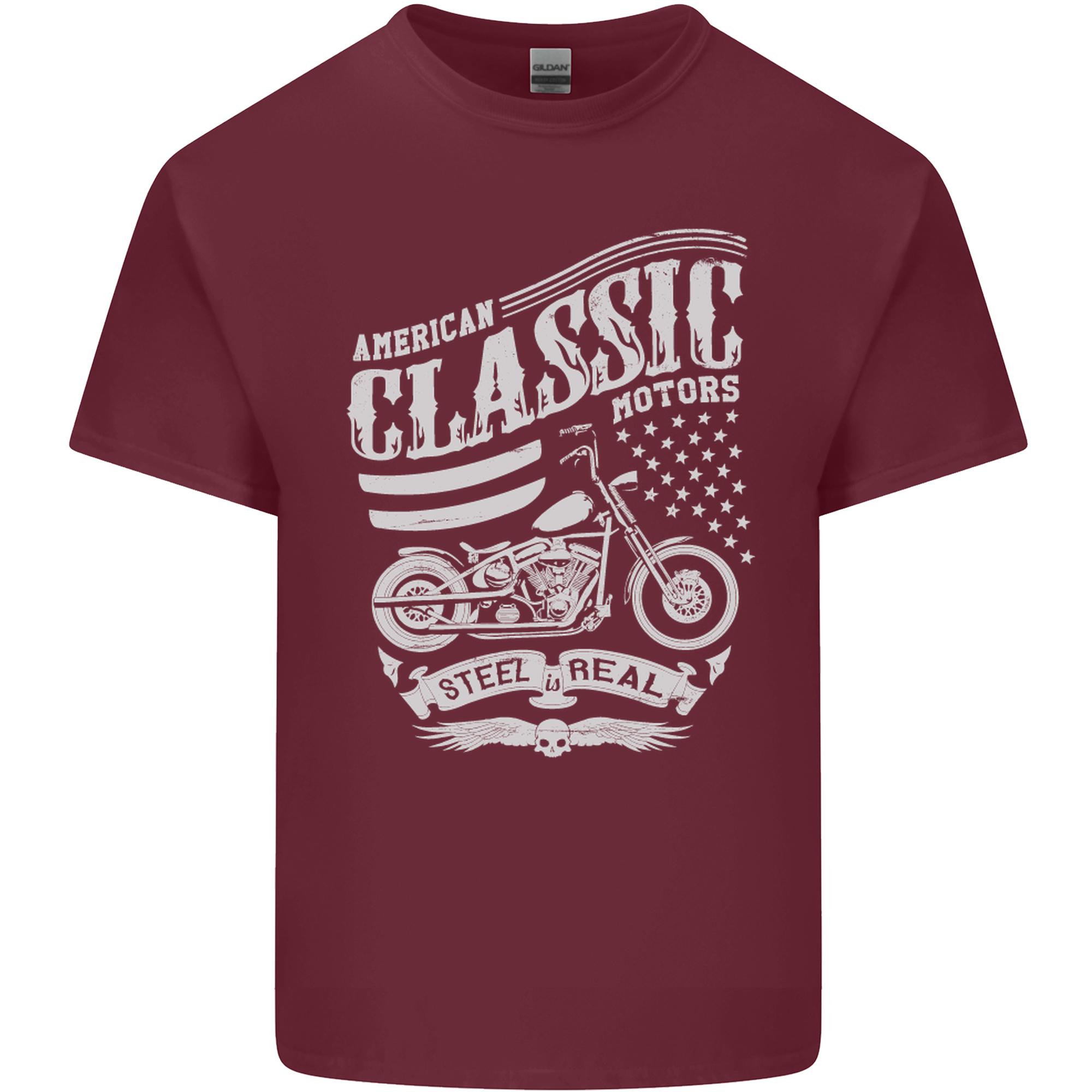 Steel Is Real Biker Motorcycle Motorbike Unisexs Light Cotton TShirt S