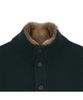 IOLO Merino Wool Knit Fur Jacket_Dark Green