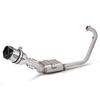 Exhaust Pipe Kit for Qianjiang Sai 250 Motorcycles: Includes Front Pipe and Tail Muffler for Complete Modification
