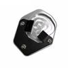 A28G-Motorcycles Accessories Foot Side Stand Enlarger Plate Pad Kickstand Extension For Moto Guzzi Stelvio 2024 2025-