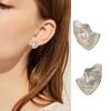 Fashion Mask Face Shape Earrings Exaggerated Artistic Design Alloy Texture Suitable for Youthful Women Various Event