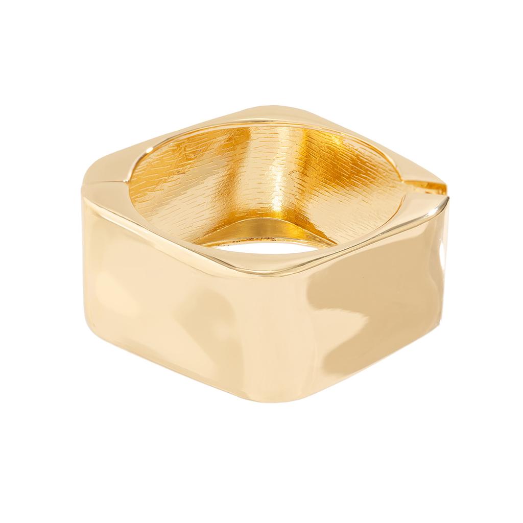 DIEZI Exaggerated Punk Irregular Wide Cuff Bangle Vintage Gold Silver Color Bracelets Bangles For Women Men Accessories Jewelry