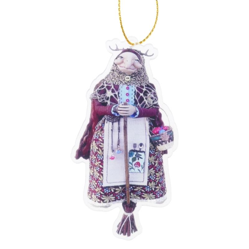 6.3Inch Height Handmade Kitchen Witch Doll,Enchanting Good Luck Charm Cooking Doll,Unique Kitchen Home Decoration