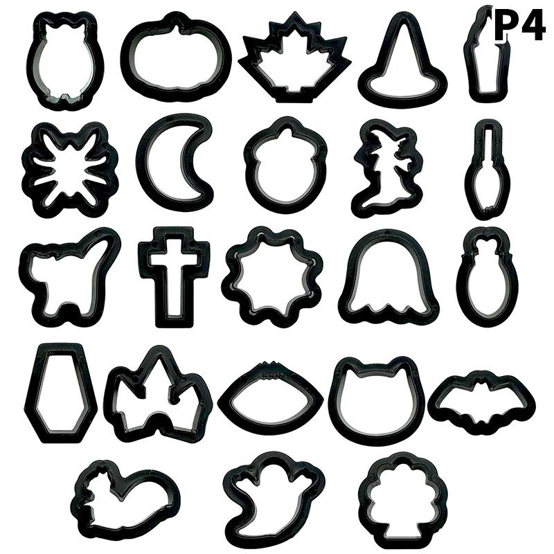 1Set Polymer Clay Earring Cutter Multiple Shapes Clay Cutter Geometric Shape Clay Pendant Polymer Clay Tool Cookie Cutter