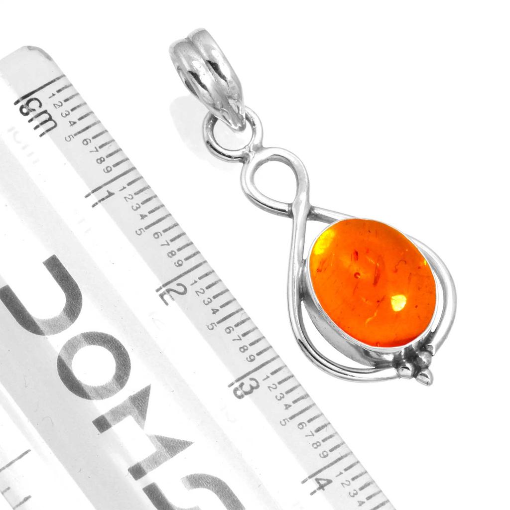 925 Sterling Silver Pendant Women Handmade Jewelry Valentine's Day Gift Amber Amethyst Black Onyx Carnelian Garnet Quartz Green Onyx Gold Stone