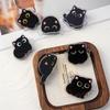 Black Cat Cartoon Double-Sided Acrylic Journal and Snack Sealing Clip