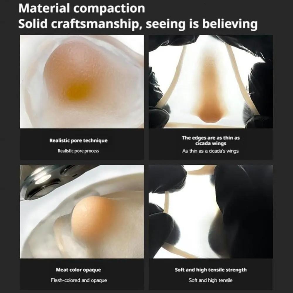 Protein Silicone Prosthetic Nose Realistic Face Prosthetic Professional-Grade Fake Nose  Halloween