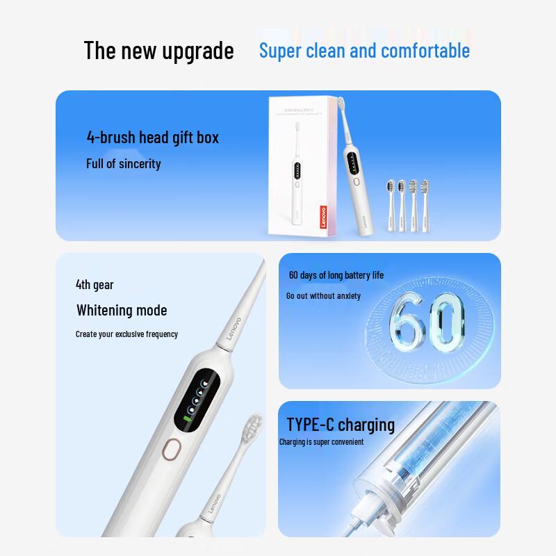 Lenovo T3 Sonic Electric Toothbrush