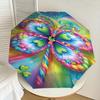 1pc Butterfly, Rainbow Automatic Open/Close Umbrella Compact Folding Umbrella with 8-Rib Shaft for Women/Men, Elegant Birthday1259S