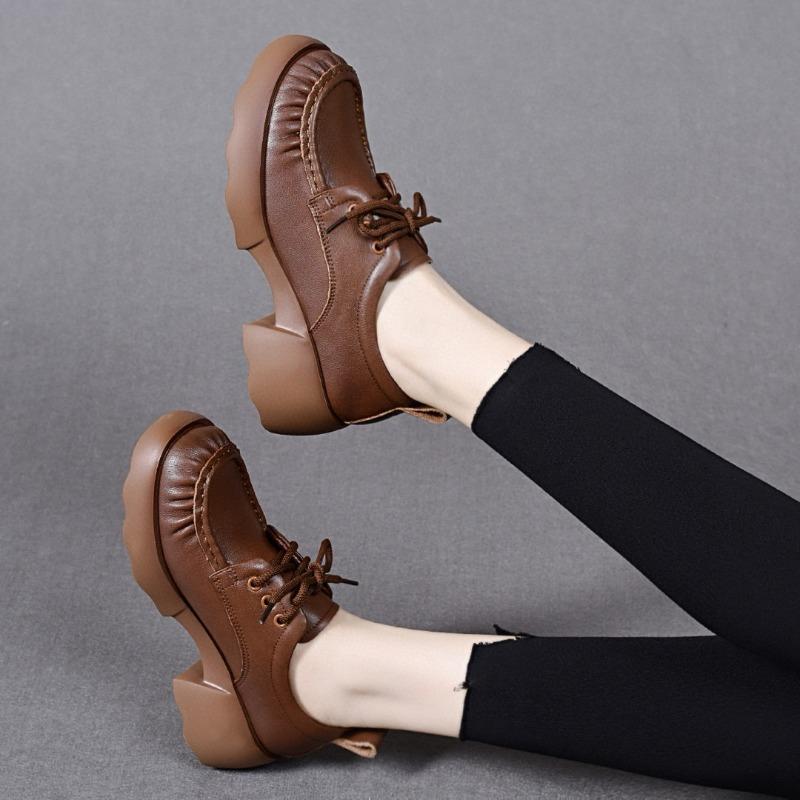 Mokasíny kožené boty jednoboty dámské boty